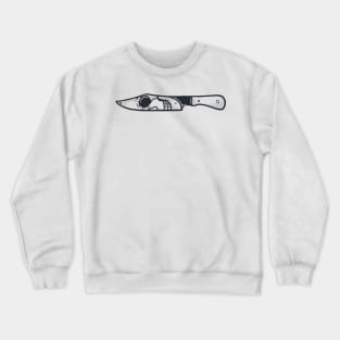 Knife Skull Artwork Crewneck Sweatshirt